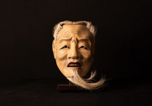 Jō Noh Mask of an Old Man – Taishō – Shōwa Japan