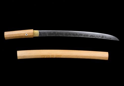 Late Muromachi Wakizashi – Hitatsura Hamon, Den Bushū Shimobara Chikashige