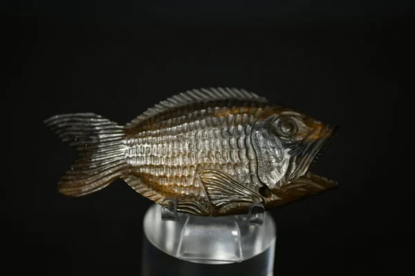 Netsuke fish wood