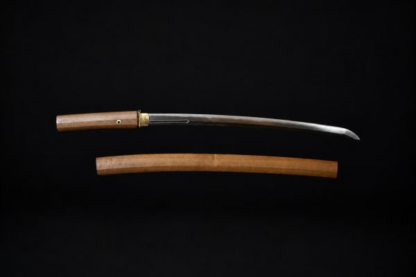 Nihonto Wakizashi Horimono in Shirasaya