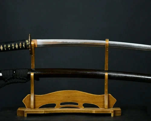 Nihonto Wakizashi Shakudo Fuchikashira