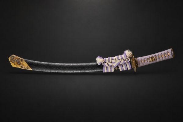 Koshirae Edo con Hannya, Saya in Bekko e Kogatana firmato (Copy)